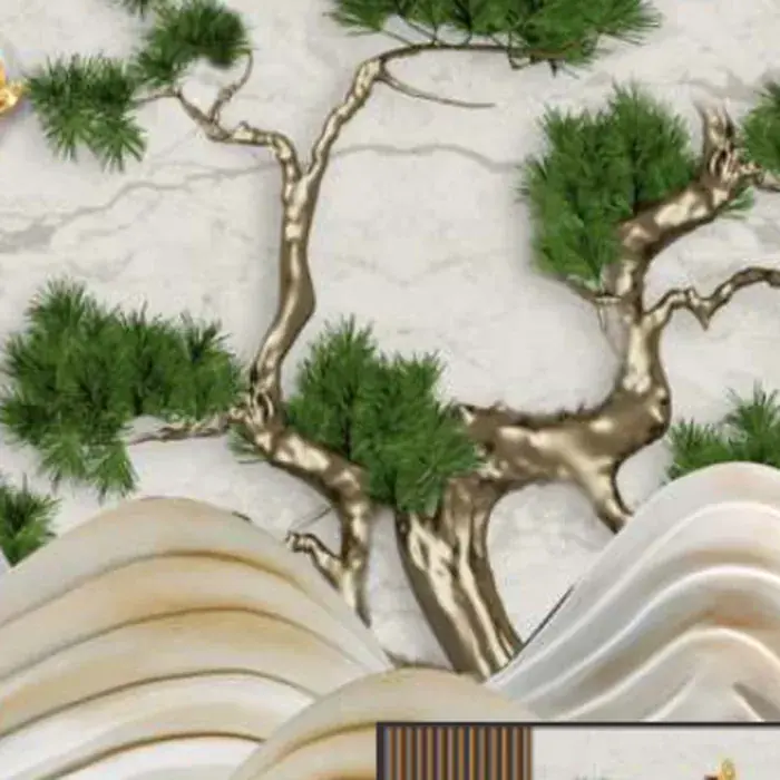 Tridant Wallpaper Curtains & Blinds design 3 in Greater Noida West