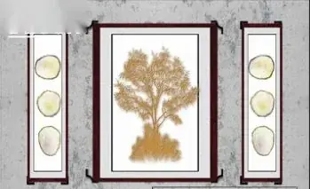 Tridant Wallpaper Curtains & Blinds design 1 in Greater Noida West