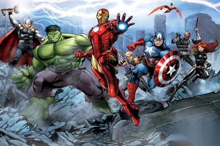 Superhero Adventure wallpaper design by Tridant Wallpaper in Greater Noida West