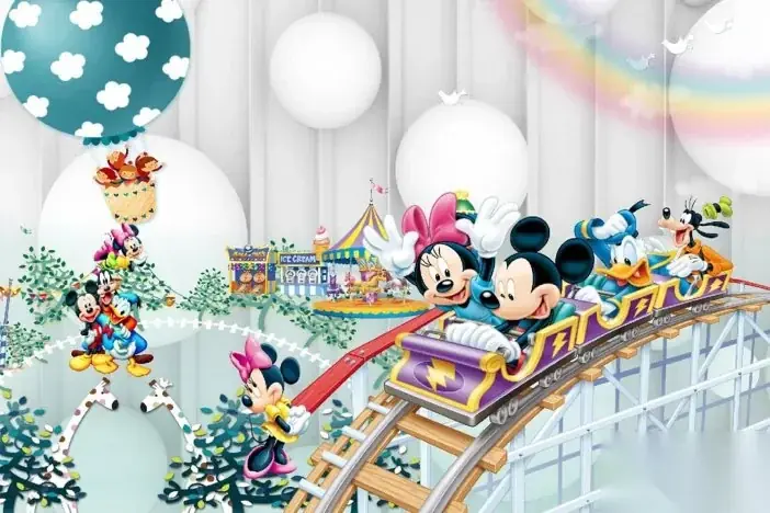 Mickey & Friends wallpaper design by Tridant Wallpaper in Greater Noida West